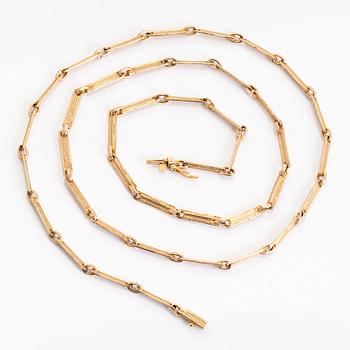Björn Weckström, halsband, "Seita" 14K guld. Lapponia 1988.