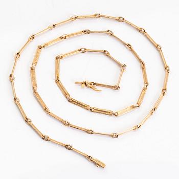 Björn Weckström, a 14K gold necklace 'Seita', Lapponia 1978.