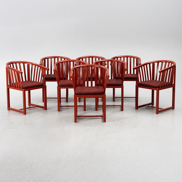 Åke Axelsson, armchairs, 8 pcs, "Vaxholmaren", Gärsnäs, 2019.