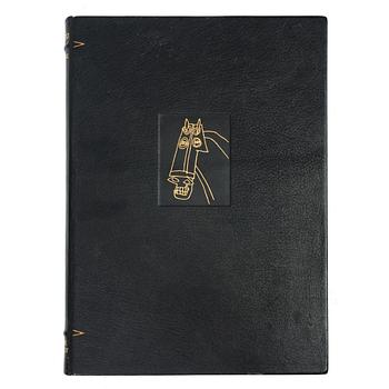 Pablo Picasso, bok, La Guerre et la Paix, signerad upplaga 25/50.