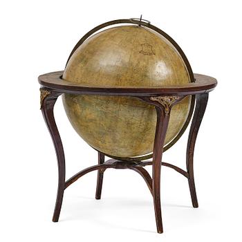 156. A celestial globe by A. Åkerman (manufacturer of globes in Uppsala 1759-78), 1766.