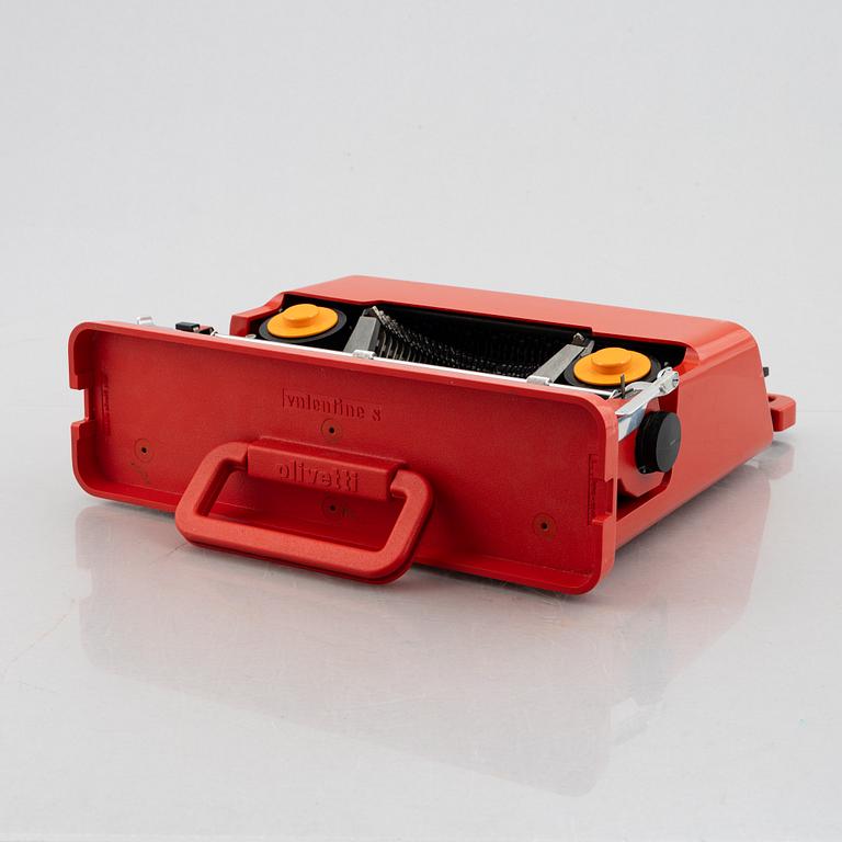 Ettore Sottsass, typewriter, "Valentine", Olivetti, Italy.