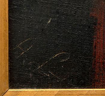 Amalia Lindegren, olja på duk signerad.