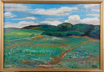 ERIKSSON, HANS-ERIK. Olja på duk, sign.