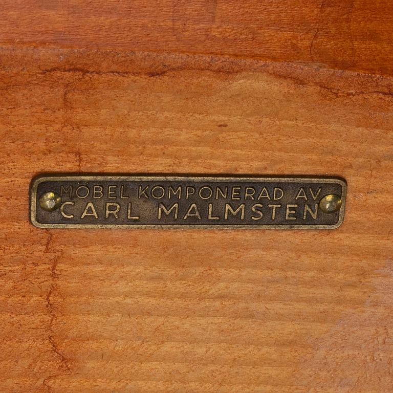 Carl Malmsten, stolar, 4 st, "Pyramid", Åfors Möbelfabrik, 1900-talets mitt.