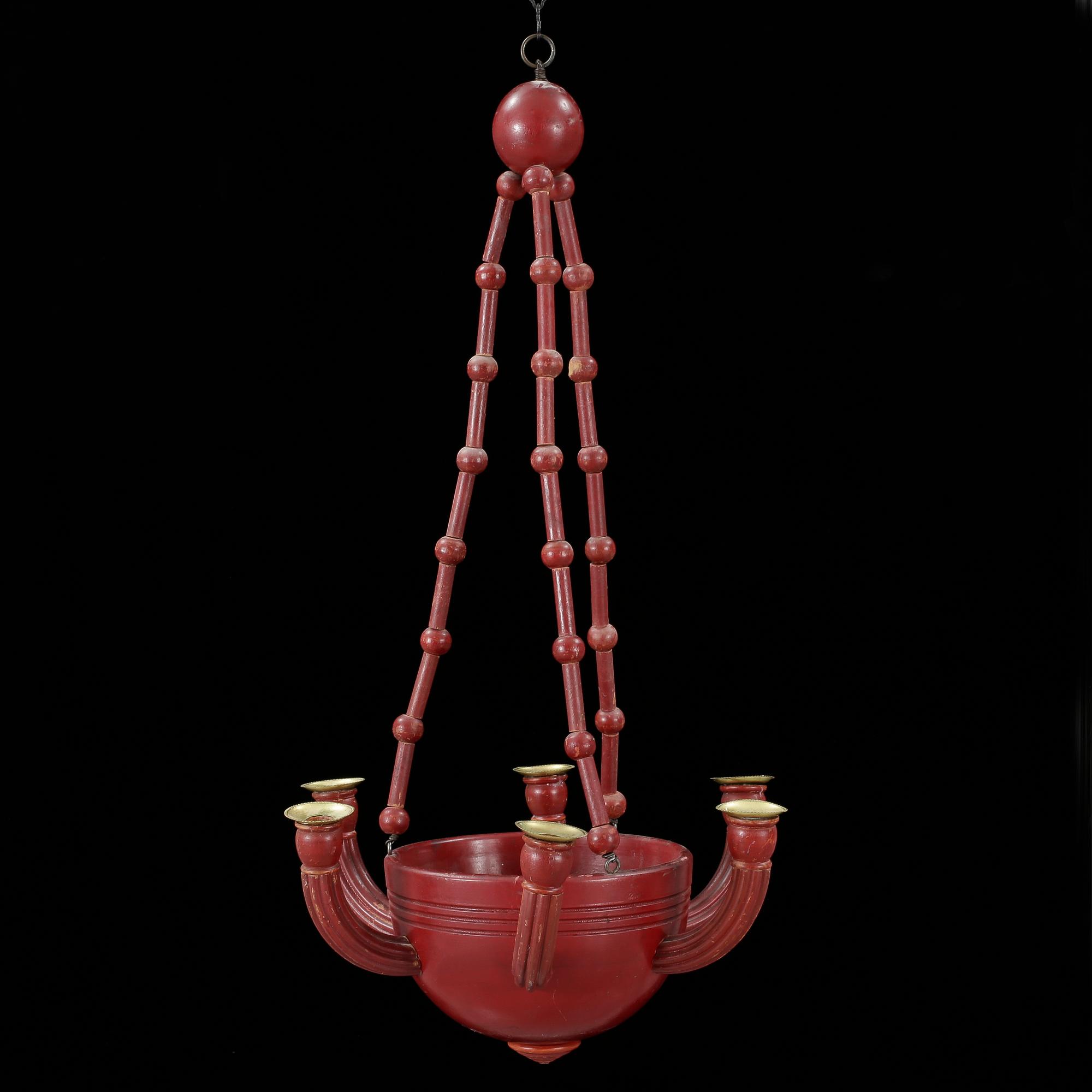 TAKKRONA, Allmoge, 1800-tal. Höjd ca 80cm.