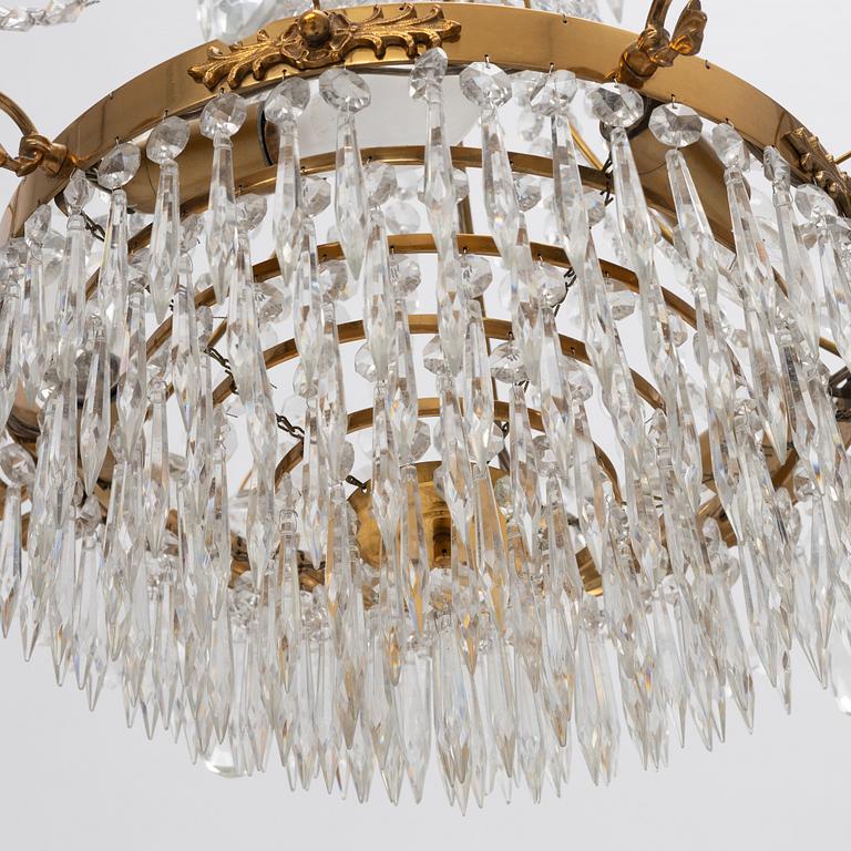 Chandelier, circa mid-20th century.