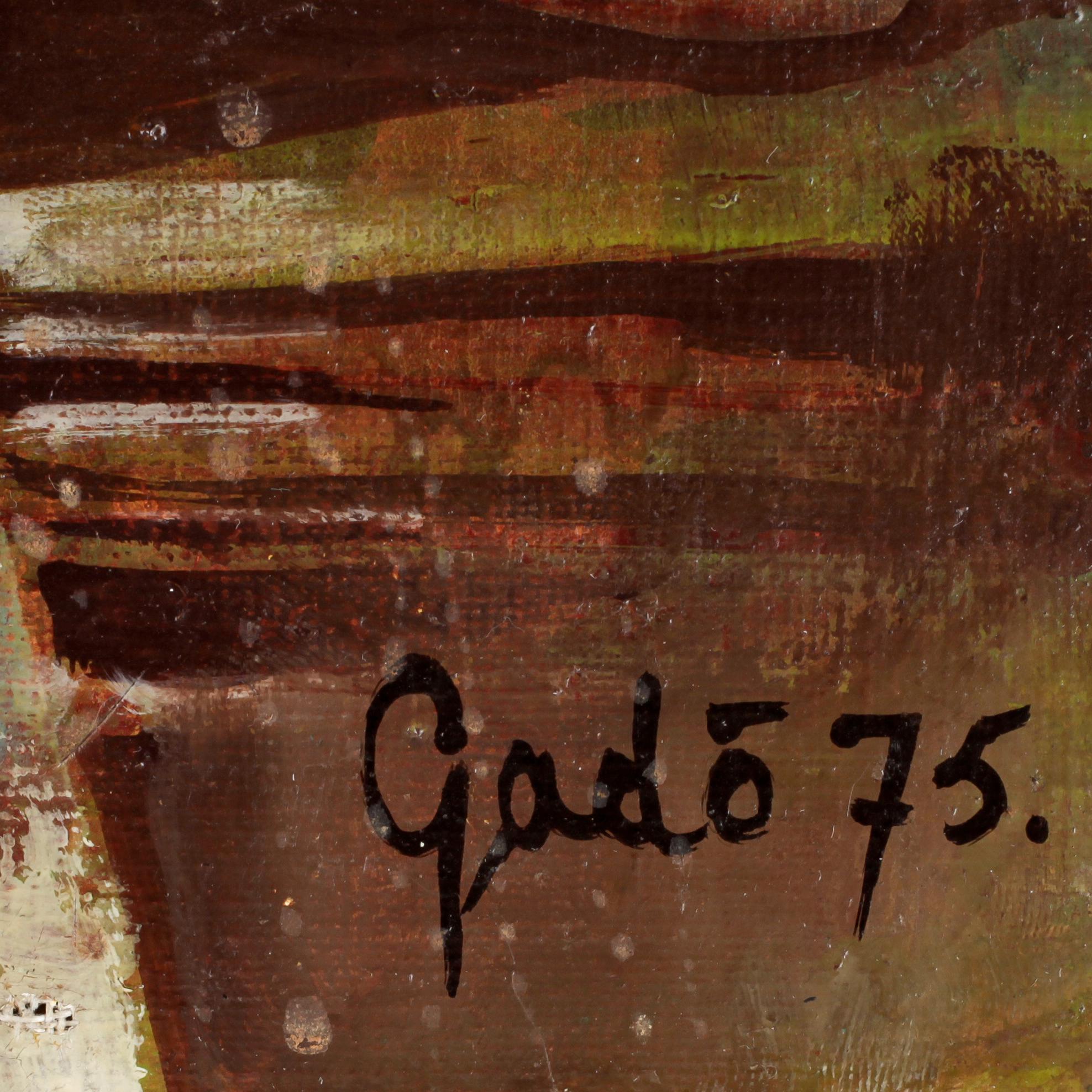 BERTIL GADÖ, olja på duk. Sign o dat 75.