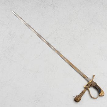 Sabre, Swedish, m/1899 for infantry officer, with scabbard.