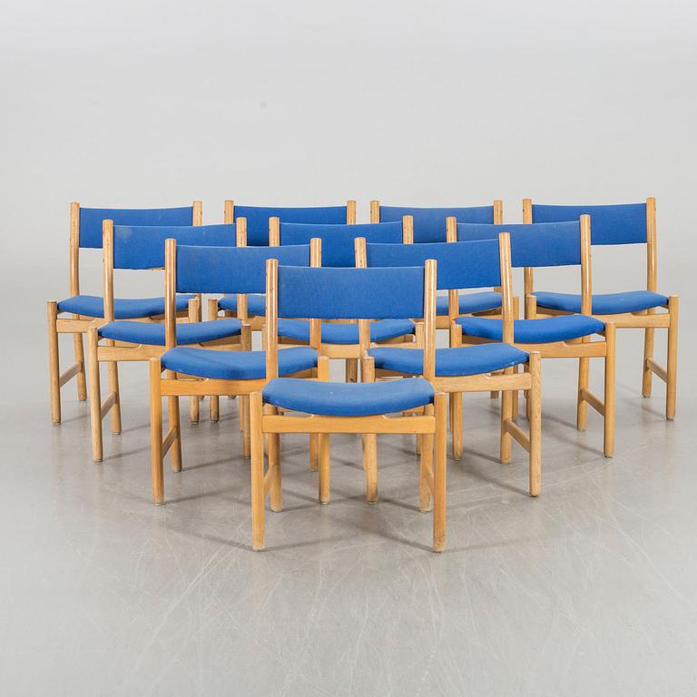 10 HANS J WEGNER CHAIRS, CH51, Denmark.