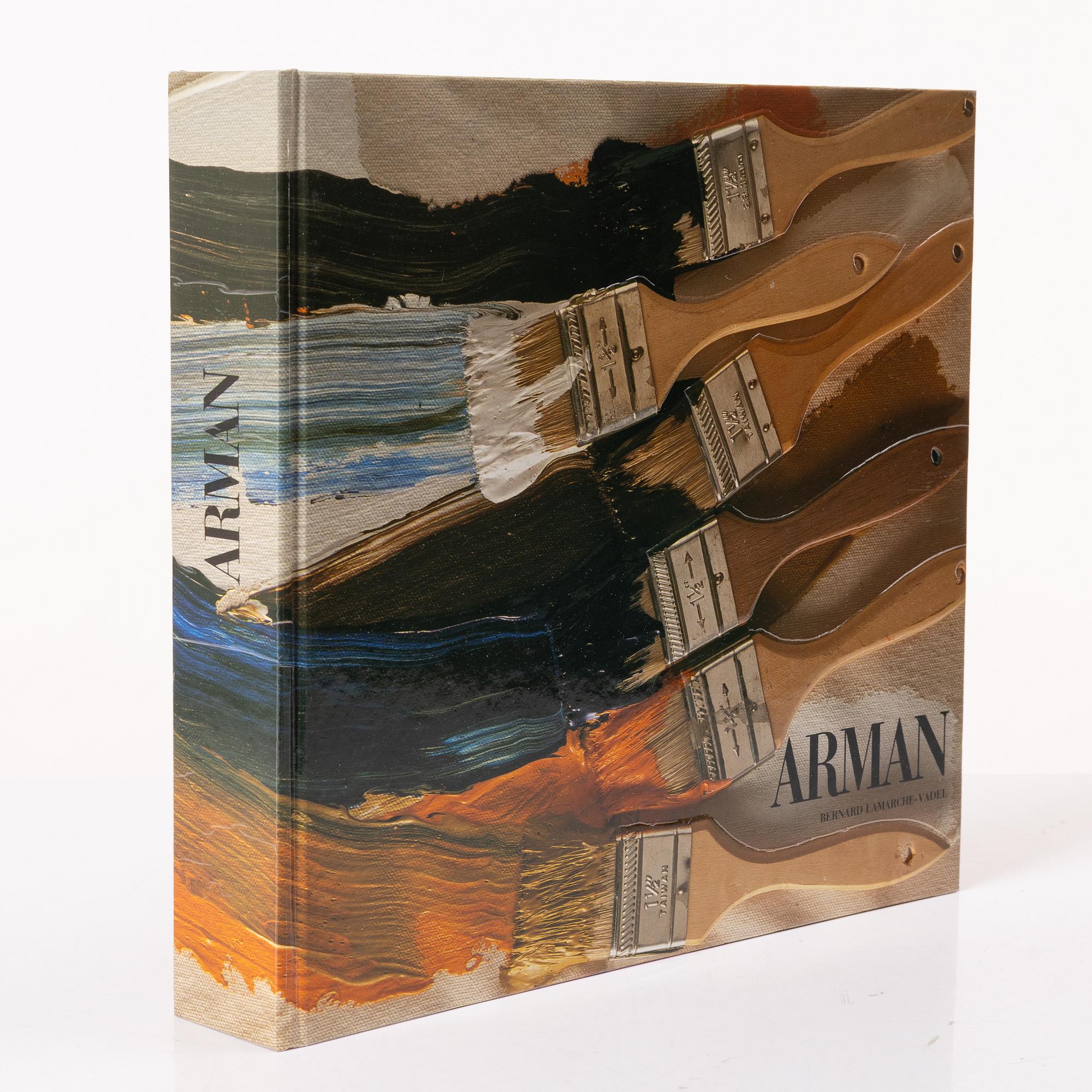 Arman (Armand Pierre Fernandez), Bok med två litografier, Edition GKM Siwert Bergström, 1987.