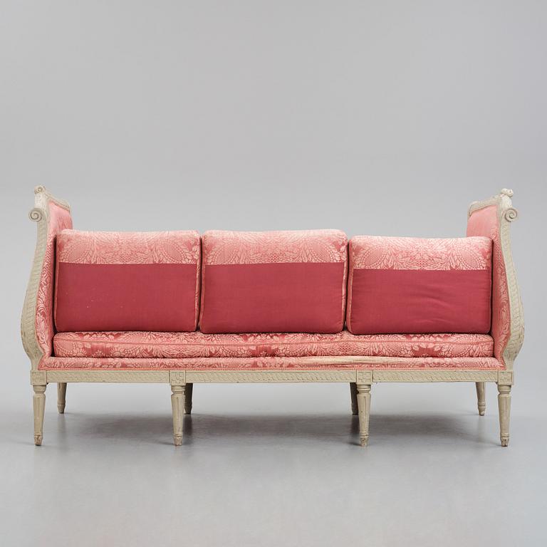 A Gustavian late 18th century sofa.