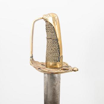 A Danish sabre, 18th/19th century.