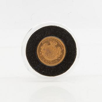Guldmynt Sverige, Oscar II 10 kr, 1894.