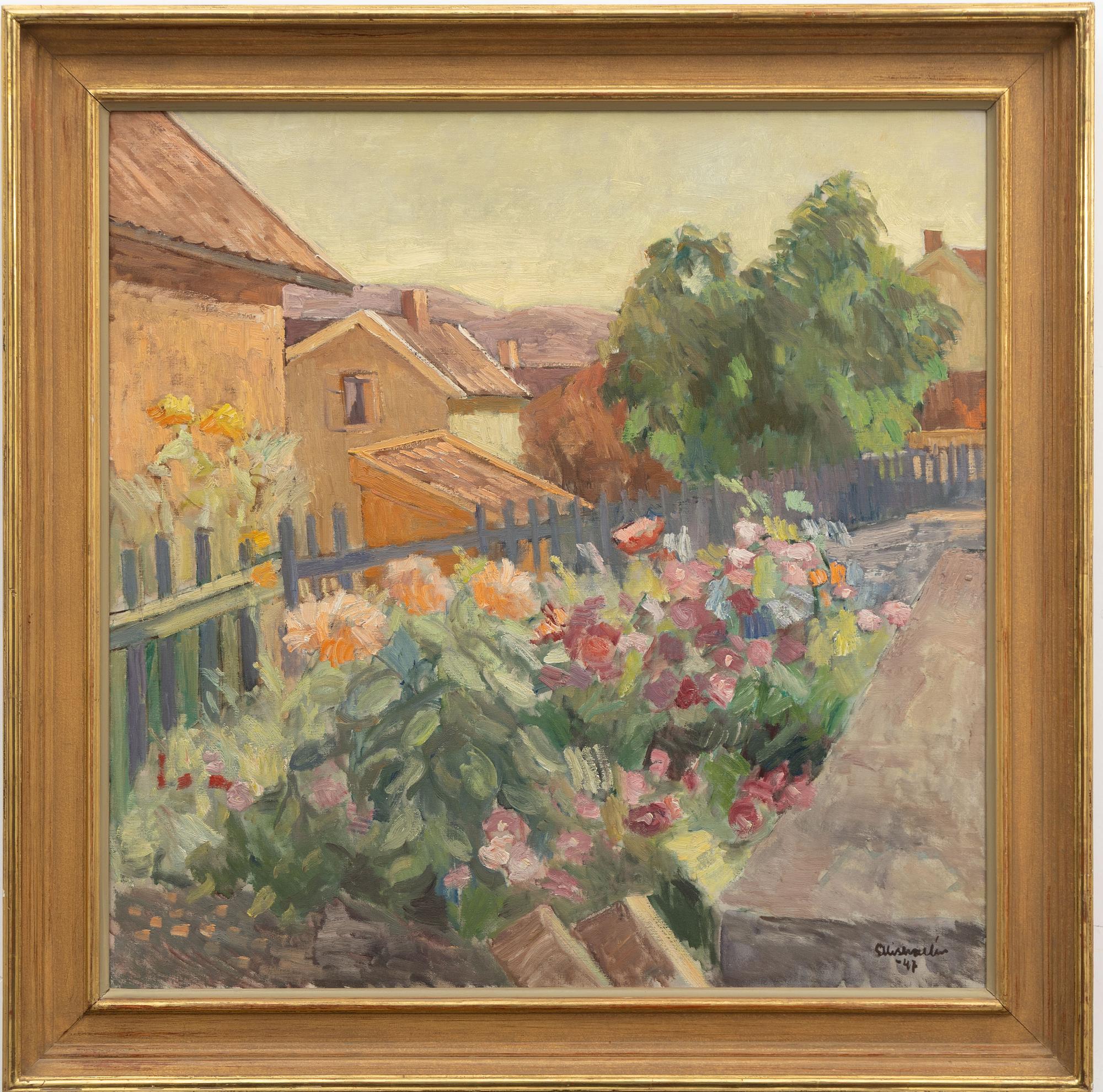 Elis Wallin, "Blomsterrabatt på berget".