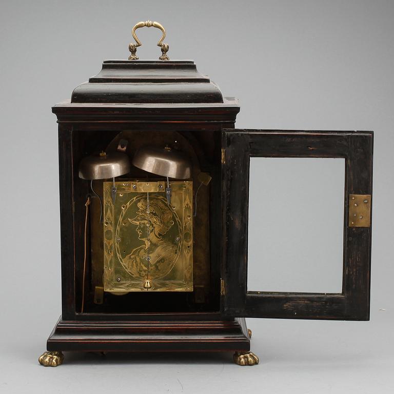 BIBLIOTEKSUR, spindelgång, kvartsslag, repetition, Predhauer, Wien, 1700-talets andra hälft.