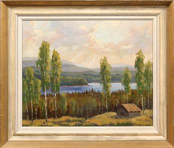 IMANTS SINKA, olja på duk, signerad.