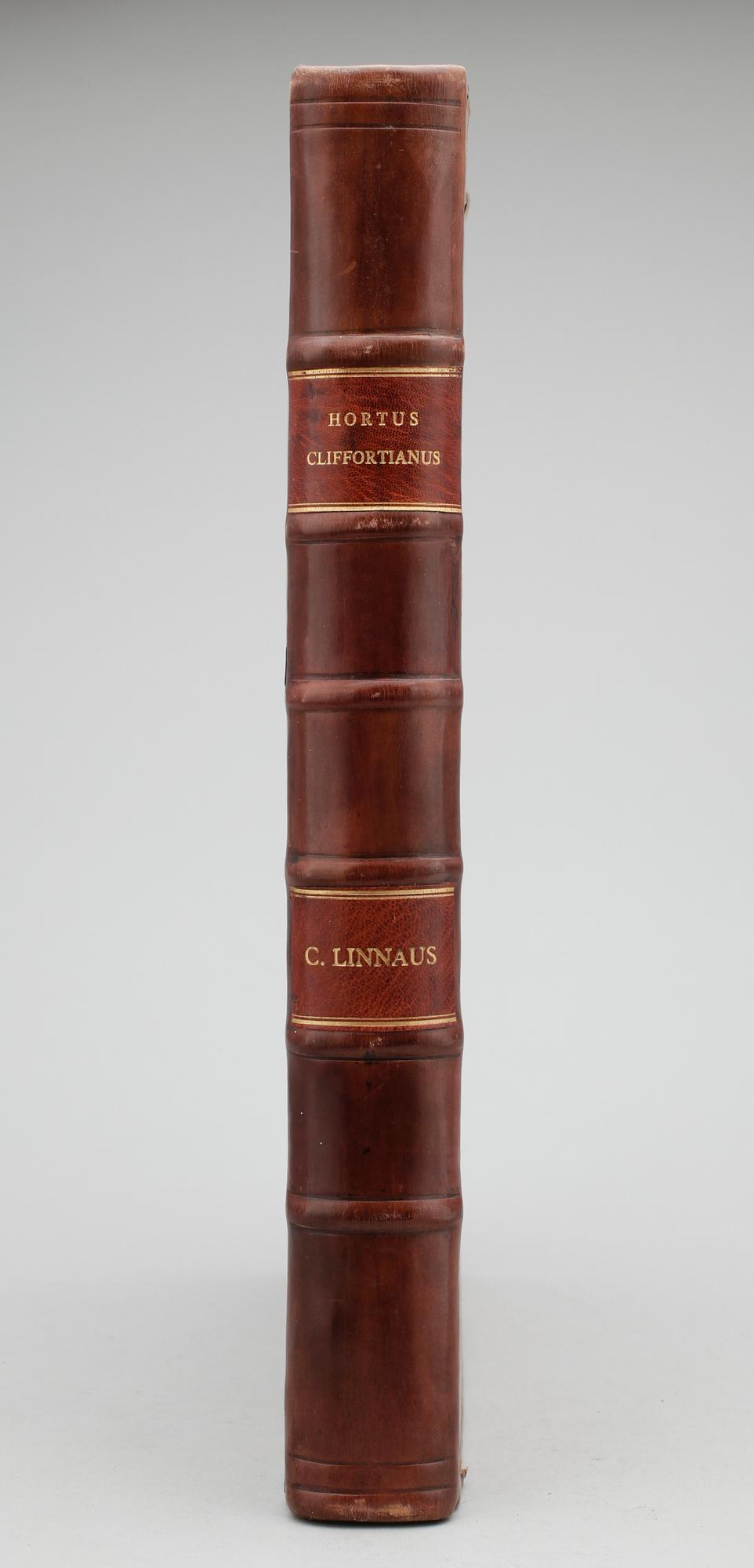 BOK, "Hortus Cliffortianus", Carl von Linné, Amsterdam 1737.