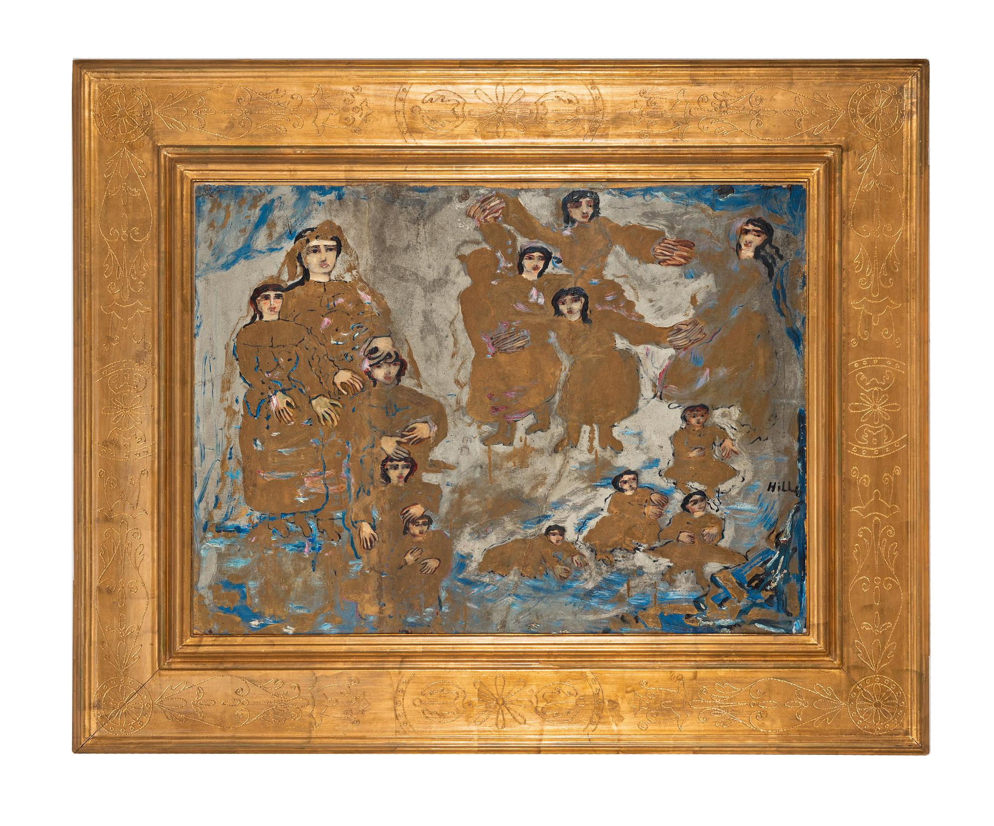 Carl Fredrik Hill, 'Familjen - variation I' (The Family - variation I).