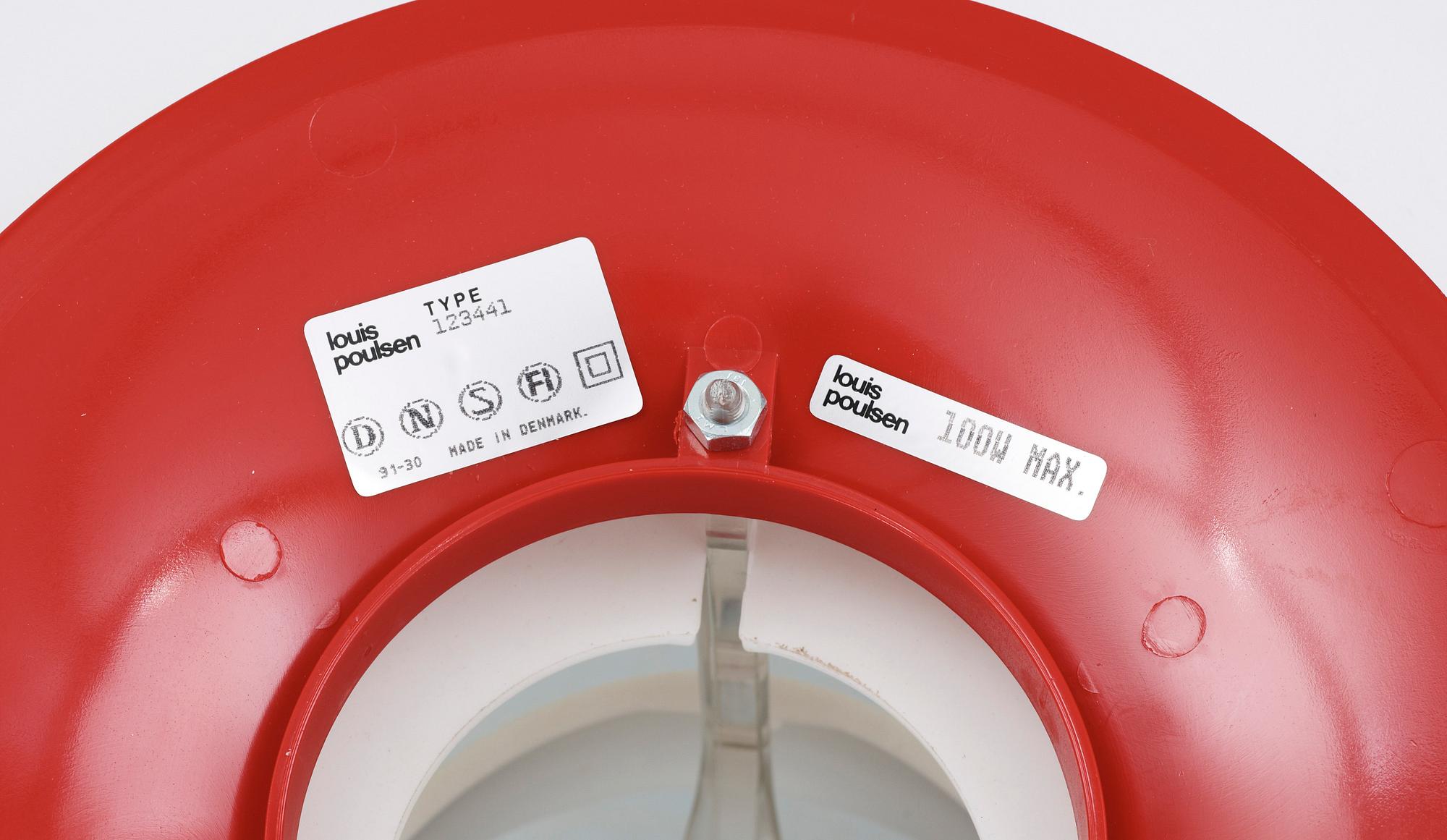 BORDSLAMPOR, ett par,  "PH-80", Poul Henningsen för Louis Poulsen, 1980-tal.