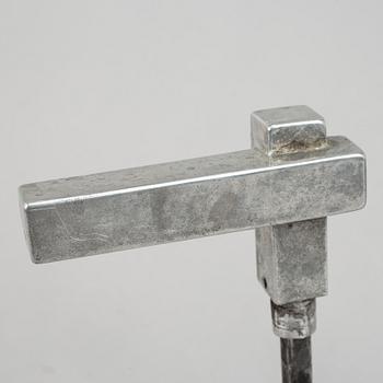 Three pairs of chrome door handles, 1930's.
