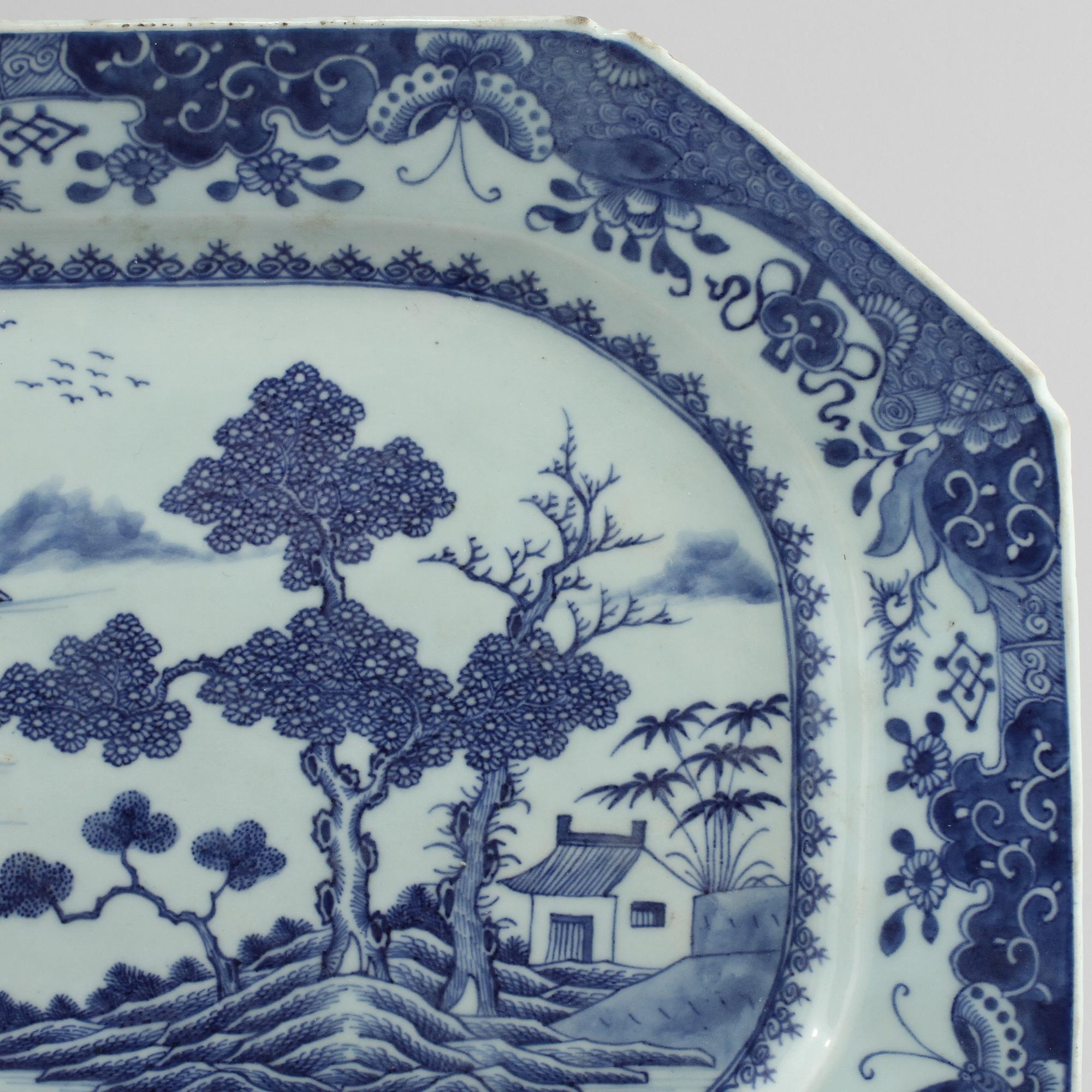 STEKFAT, porslin, Kina, 1700-tal.