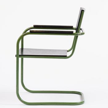 Bröderna Sandbergs Jernmöbelfabrik, armchair, Sandviken, 1930s-40s.