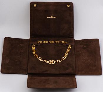 KAULAKORU, briljantti- ja baguette-hiotut timantit, 18K guld. Italia.