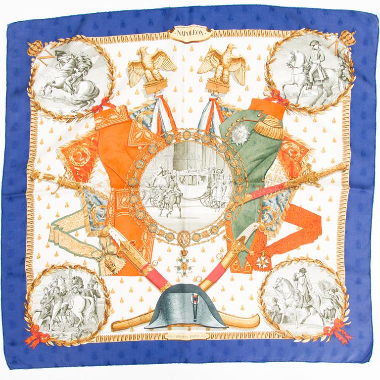 HERMÈS, "Napoleon", SCARF.