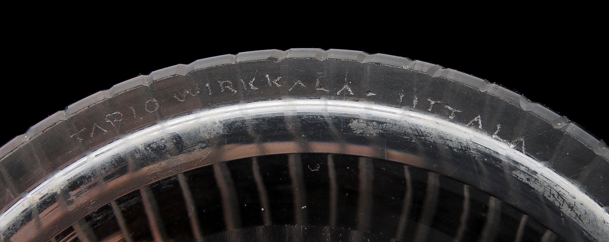 A '3509' art object, signed Tapio Wirkkala, Iittala.