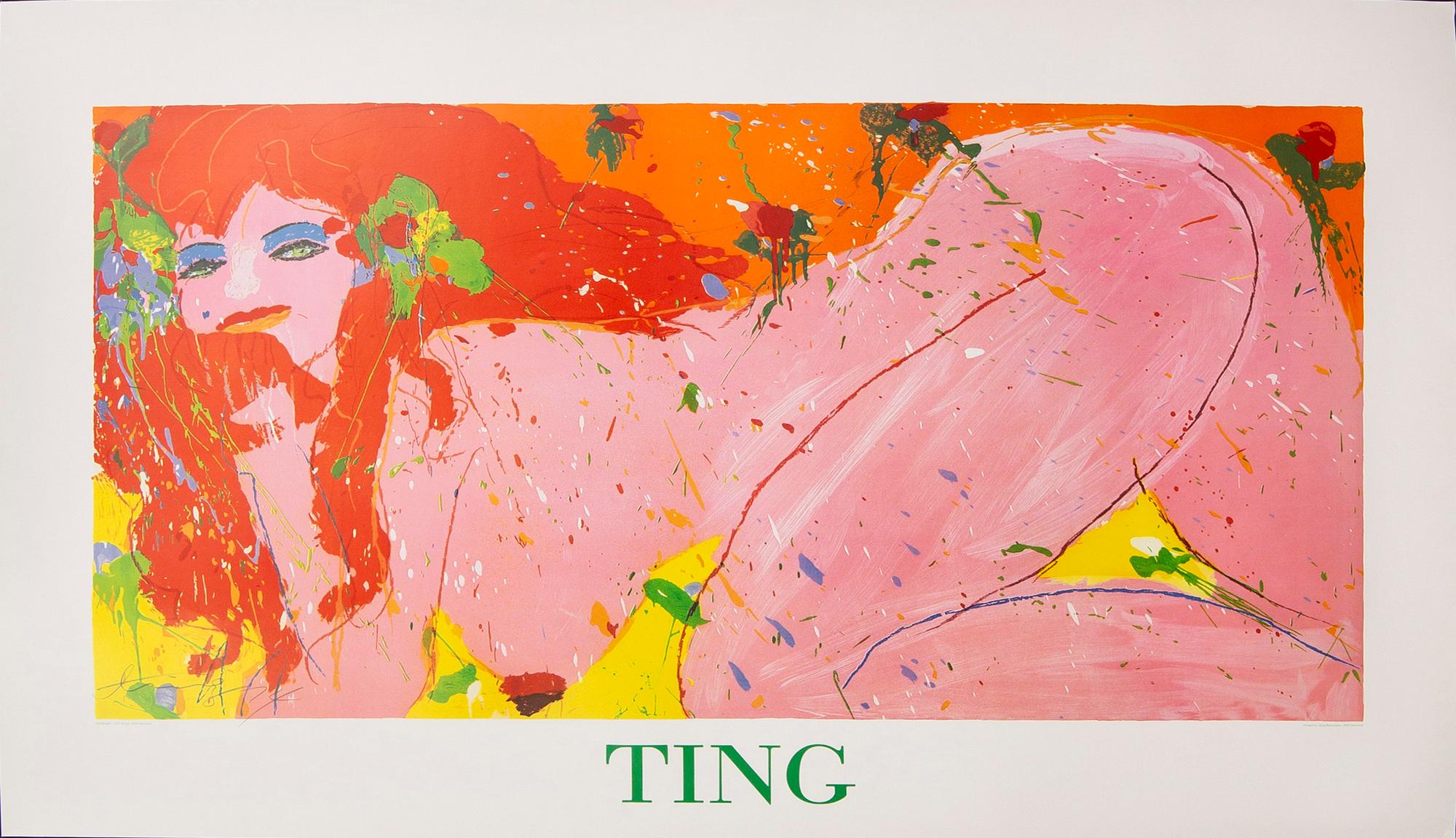 Walasse Ting, Litografiskt tryck, Printed Wang Rasmusen Denmark.