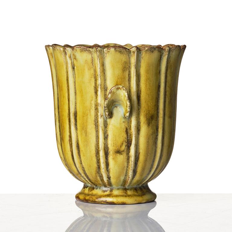 Wilhelm Kåge, a stoneware jar, Gustavsberg 1930.