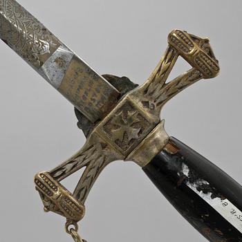 FRIMURARESVÄRD, USA, 1900-tal.