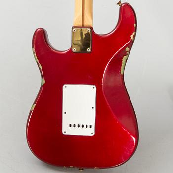 A 1980-81 Fender Stratocaster "Strat" electric guitar.