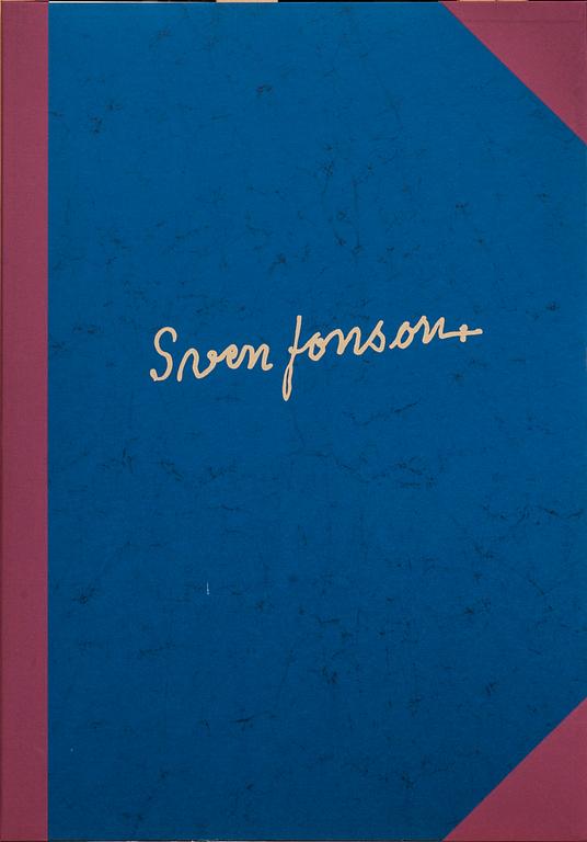 SVEN JONSON, mapp med 5 färglitografier, signerade och numrerade H.C 1/25.