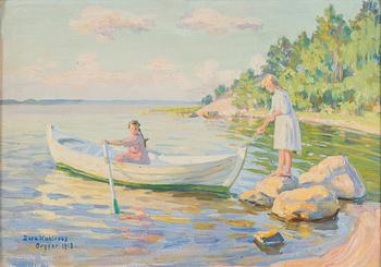 Dora Wahlroos, The Girls on the Beach.