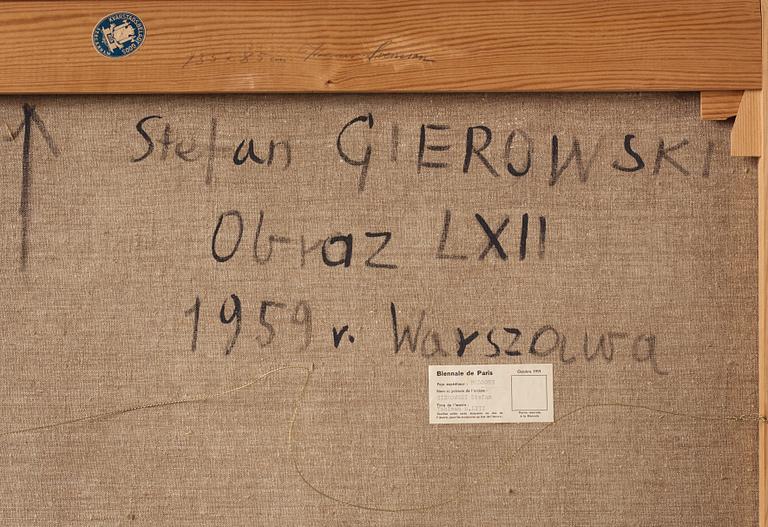 Stefan Gierowski, "Obraz LXII".