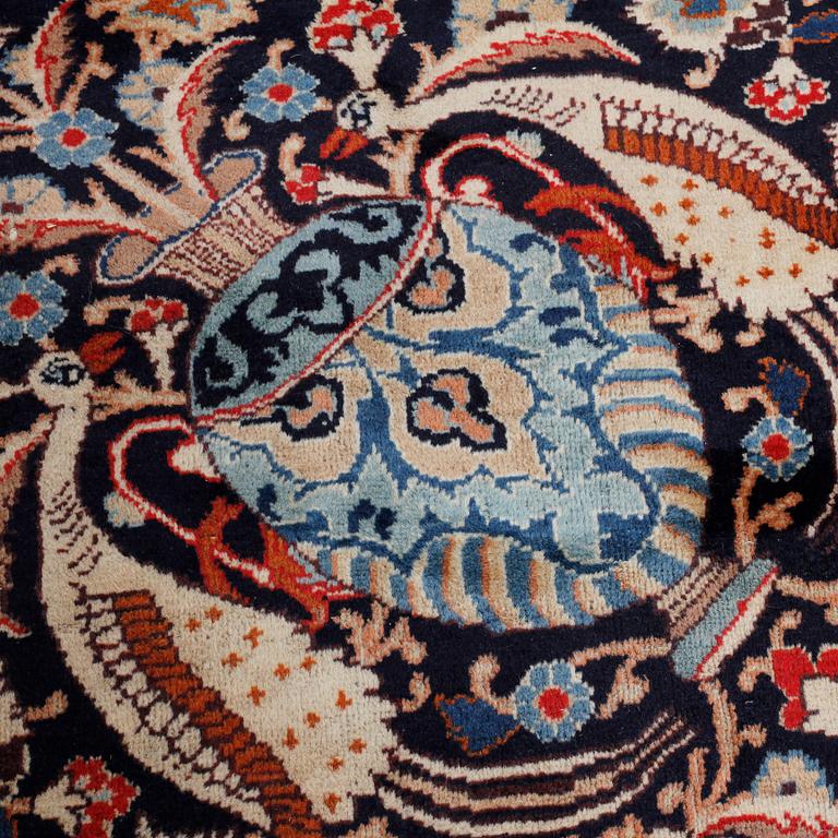 A KASHMAR RUG, 392 x 297 cm.
