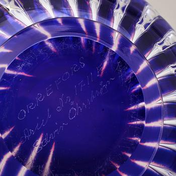 SKÅL, glas, Ariel, Edvin Öhrström, Orrefors, sign.