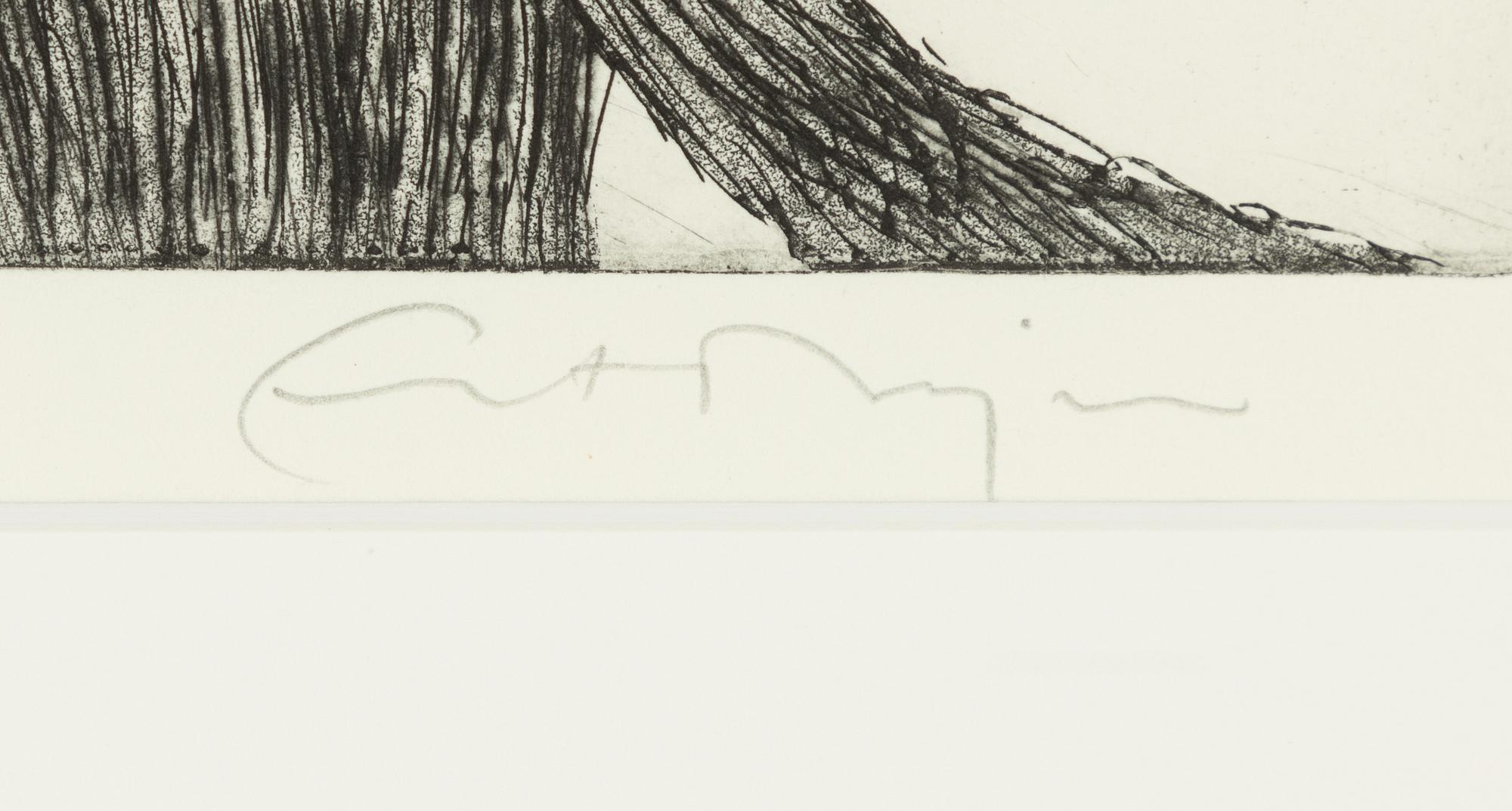 Ernst Billgren, "VId vägens slut", Ur portföljen "Vid vägens slut".