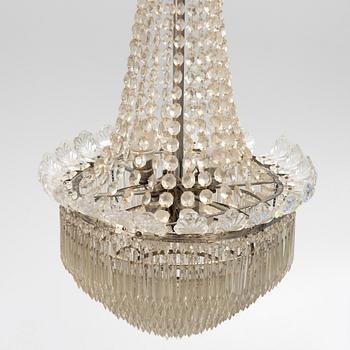 An Empire style chandelier/ceiling lamp, first half of the 20th century.