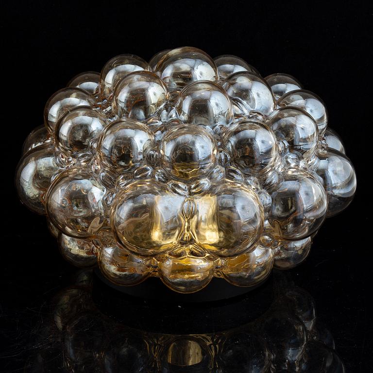 A glass ceiling light, Glashütte Limburg, Germany.