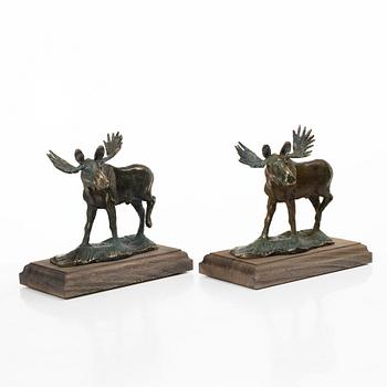 Torbjörn Forsberg, Moose bulls, 2 pcs.
