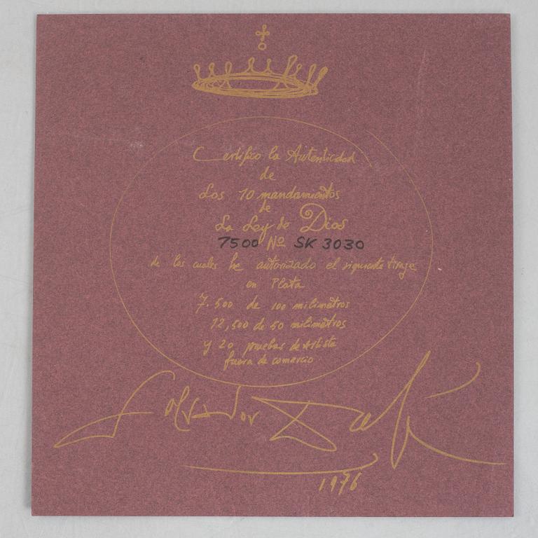 Salvador Dalí, " The Ten Commandments".
