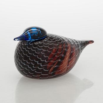 Oiva Toikka, lasilintu, signeerattu Oiva Toikka Nuutajärvi Notsjö Turun Sanomat.