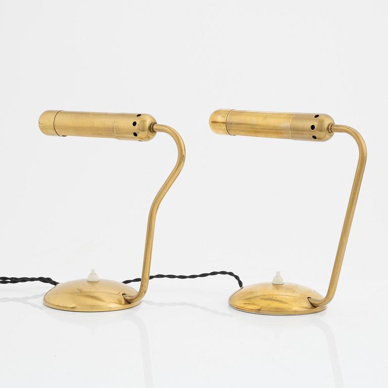 Bordslampor, ett par, modell "E3221", ASEA.