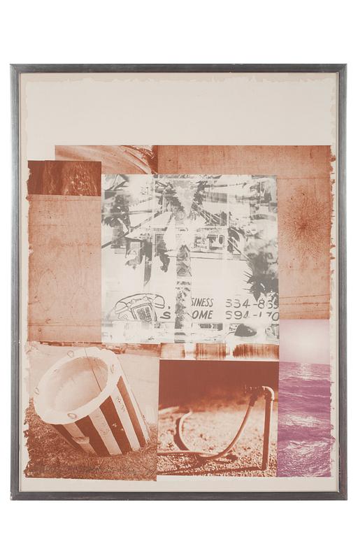 Robert Rauschenberg, "Rookery mounds -- Gray garden".