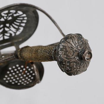 A sword, possible 17th century.