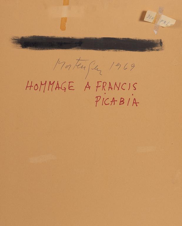 Richard Mortensen, "Hommage á Francis Picabia".