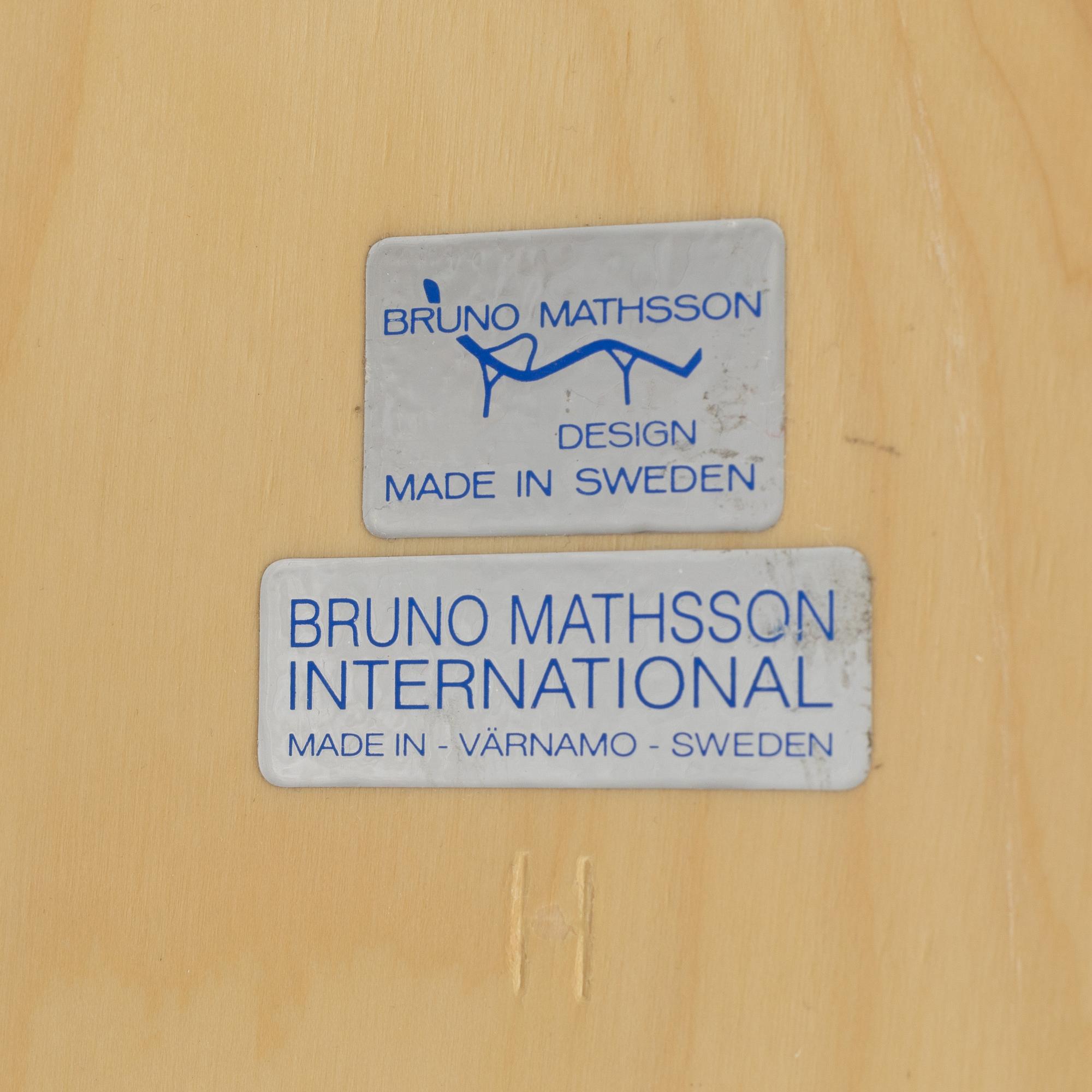 Bruno Mathsson, a birch-veneered dining table from Bruno Mathsson International.